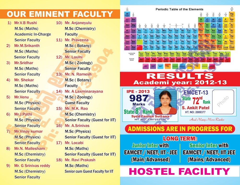 Sri Chaitanya: IPE+EAMCETINEET I IIT -JEE | Academy,Dilsukhnagar, Hyderabad.